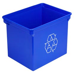 Image for School Smart Recycle Bin, 9 Gallon, Blue from School Specialty