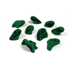 Image for Everlast Groperz Beginner Hand Holds, Set of 10, Green/Black from School Specialty
