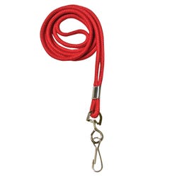 Image for C-Line Standard Lanyard with Swivel Hook, Red from School Specialty