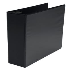 Image for School Smart Round Ring View Binder, Polypropylene, 3 Inches, Black from School Specialty