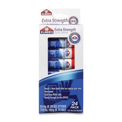 Image for Elmer's Extra Strength Glue Stick, 0.28 Ounce, White, Pack of 24 from School Specialty