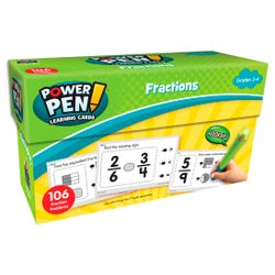 Image for Teacher Created Resources Power Pen Learning Cards, Fractions, Grades 2 to 4 from School Specialty