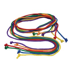 Image for Nylon Jump Rope Rainbow Set, 7 Foot, Set of 6 from School Specialty