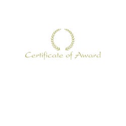 Image for Hammond & Stephens Certificate of Award Embossed Award, 11 x 8-1/2 inches, Gold Foil, Pack of 25 from School Specialty