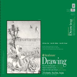 Image for Strathmore 400 Series Recycled Drawing Pad, 18 x 24 Inches, 80 lb, 24 Sheets from School Specialty