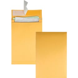 Image for Quality Park Expansion Redi-Strip Envelopes, 10 x 13 x 2 Inches, Kraft, Box of 25 from School Specialty