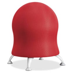 Image for Safco Zenergy Mesh Fabric Ball Chair, 22-1/2 x 22-1/2 x 23 Inches, Crimson from School Specialty