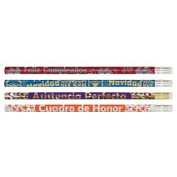 Image for Musgrave Pencil Co. Spanish Language Award Pencil Mix, Pack of 144 from School Specialty
