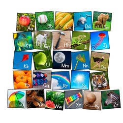 Image for Childcraft Photofun Alphabet Carpet Squares, 16 x 16 Inches, Set of 26 from School Specialty