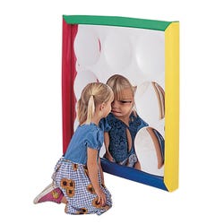 Image for Children's Factory Square Soft Frame Concave Bubble Mirror, 34 x 34 x 1-1/2 in from School Specialty
