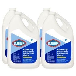 Image for CloroxPro Clean-Up Disinfectant Cleaner with Bleach, Gallon Refill, Pack of 4 from School Specialty
