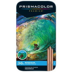 Image for Prismacolor Premier Water Soluble Watercolor Pencils, Assorted Colors, Set of 36 from School Specialty
