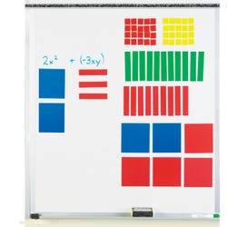 Image for Learning Resources Magnetic Write and Wipe Algebra Tiles, Set of 72 from School Specialty