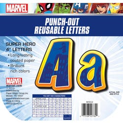 Image for Eureka Marvel Super Hero Adventure Deco Letters, 4 Inches, 223 Pieces from School Specialty