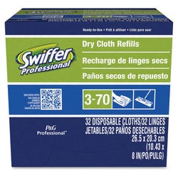 Image for Swiffer Dry Sanitizing Wipe Refill, Cloth, White, Pack of 32 from School Specialty