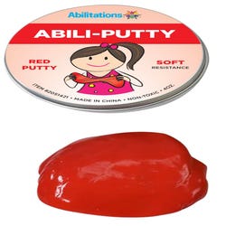 Image for Abilitations Abili-Putty, Soft, 4 Ounces, Red from School Specialty