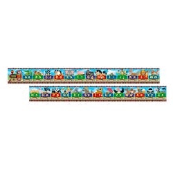 Image for Melissa & Doug Alphabet Express Floor Puzzle, 10 Feet Long, 27 Pieces from School Specialty