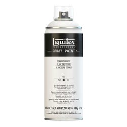 Image for Liquitex Water Based Professional Spray Paint, 400 ml Aerosol Can, Titanium White from School Specialty