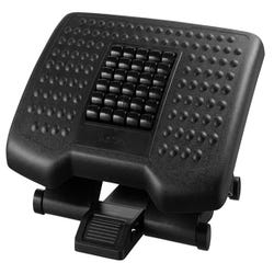 Image for Kantek Premium Height Adjustable Footrest with Rollers, Black from School Specialty