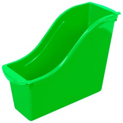 Image for Storex Interlocking Book Bin, Small, 11-3/4 x 4-1/2 x 8-1/2 Inches, Green, Pack of 6 from School Specialty
