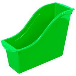 Image for Storex Interlocking Book Bin, Small, 11-3/4 x 4-1/2 x 8-1/2 Inches, Green, Pack of 6 from School Specialty
