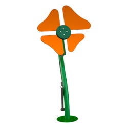 Image for Freenotes Harmony Park Orange Flower Cymbals Playground Instrument, 47 x 26 x 24 Inches from School Specialty