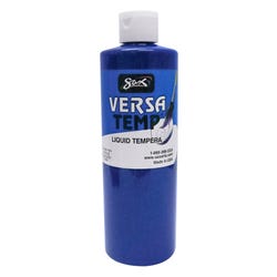 Sax Versatemp Heavy-Bodied Tempera Paint, 1 Pint, Primary Blue Item Number 1440687