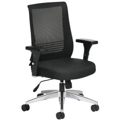 Image for Global Mesh Back Tilter Chair, Black, 25 x 26 x 40 Inches from School Specialty