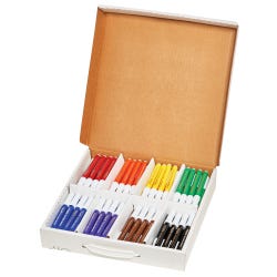 Prang Washable Art Markers, Bullet Tip, Assorted Colors, Set of 200 Item Number 221379