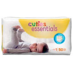 Image for Cuties Diapers, Size 1, 8-14 Pounds, 200 Count from School Specialty