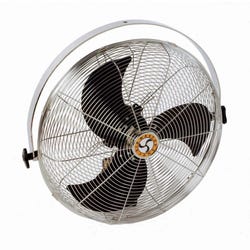 Image for Airmaster Industrial Pivot Fan with Workstation Yoke Mount, CF78970, 4 Inch Diameter, 3-Speed, 115 Volts, 10 Foot Cord from School Specialty