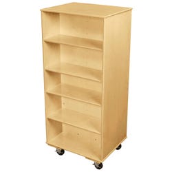 Image for Classroom Select Medium Mobile Storage with Double Side Bookcase, 29-1/2 x 24 x 67 Inches from School Specialty