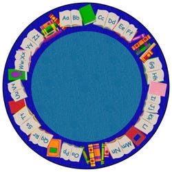 Image for Childcraft Alphabet Book Border Carpet, Round from School Specialty