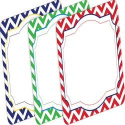 Image for Barker Creek Nautical Chevron Name Badges, 3-1/2 x 2-3/4 Inches, Set of 45 from School Specialty
