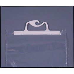 Image for Monaco HangUp Portable Original Bag, 9 x 8 Inches, 4 mil Polyethylene, Clear, Pack of 10 from School Specialty