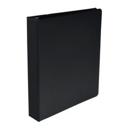 Image for School Smart Round Ring Binder, Polypropylene, 1-1/2 Inches, Black from School Specialty