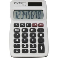 Image for Victor 700 Dual Power 8-Digit Handheld Calculator from School Specialty