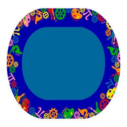 Image for Childcraft STEAM Carpet, Oval from School Specialty