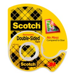 Image for Scotch 665 Double-Sided Tape in Handheld Dispenser, 0.50 x 250 Inches, Clear from School Specialty