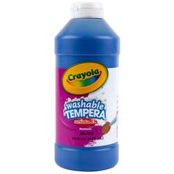 Image for Crayola Artista II Washable Tempera Paint, Blue, Pint from School Specialty