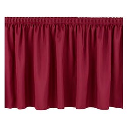 Image for National Public Seating Shirred Pleat Skirting for Portable Stage from School Specialty