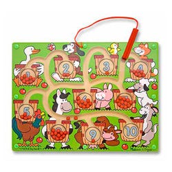 Image for Melissa & Doug Magnetic Number Maze Puzzle with Wand from School Specialty