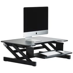 Image for Lorell Adjustable Desk/Monitor Riser, Black from School Specialty