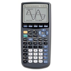 Texas Instruments TI-83 Plus Battery Power Graphing Calculator, Item Number 038117