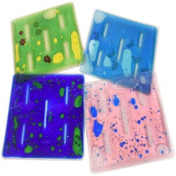 Image for Abilitations Grid Gel Fidgets, Multicolor, Set of 4 from School Specialty