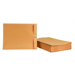 Image for School Smart Kraft Envelope with Clasp, 12 x 15-1/2 Inches, Pack of 100 from School Specialty