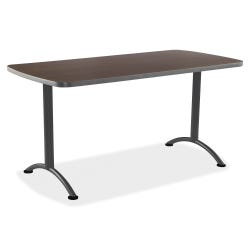 Image for Iceberg Walnut ARC Fixed Rectangular Table, 30 x 60 in from School Specialty