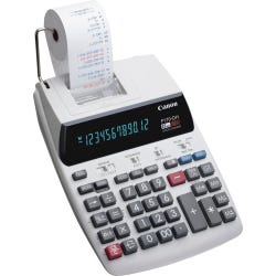 Image for Canon P170DH3 12-Digit Printing Calculator, White from School Specialty