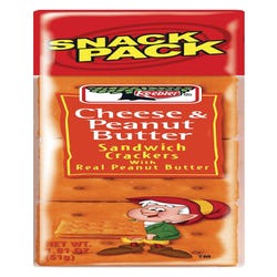 Image for Keebler Cheese and Peanut Butter Sandwich Cracker, 1.8 Ounce, Pack of 12 from School Specialty