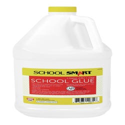 School Smart Washable School Glue, 1 Gallon Bottle, Clear 2124028